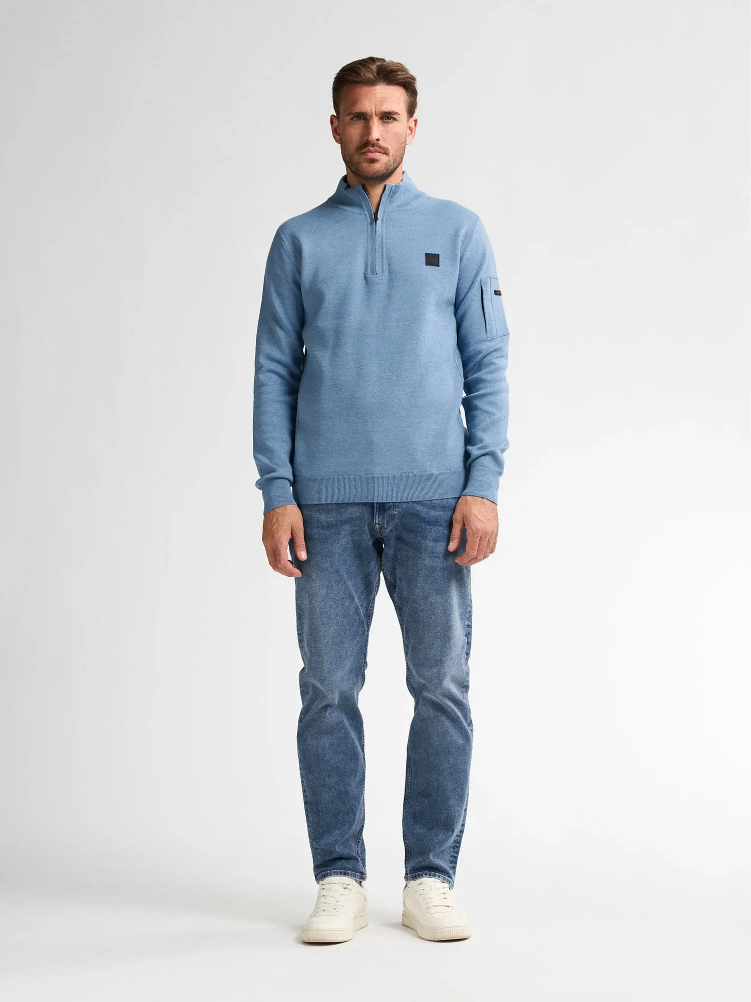 Petrol Trui knit M-3050-KWC259