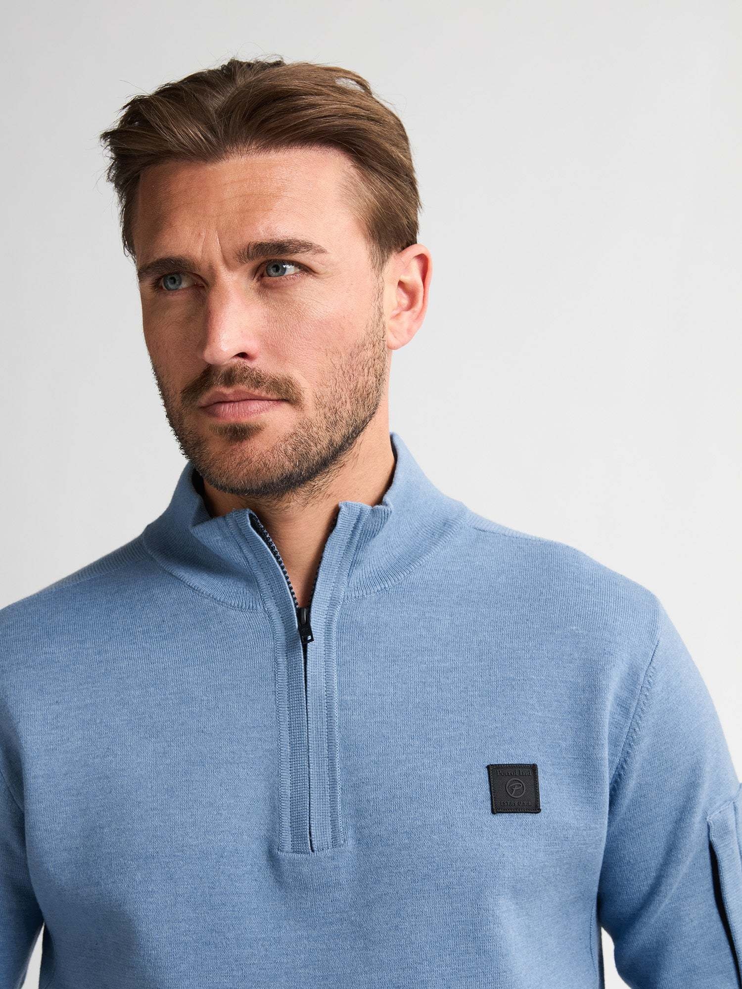 Petrol Trui knit M-3050-KWC259