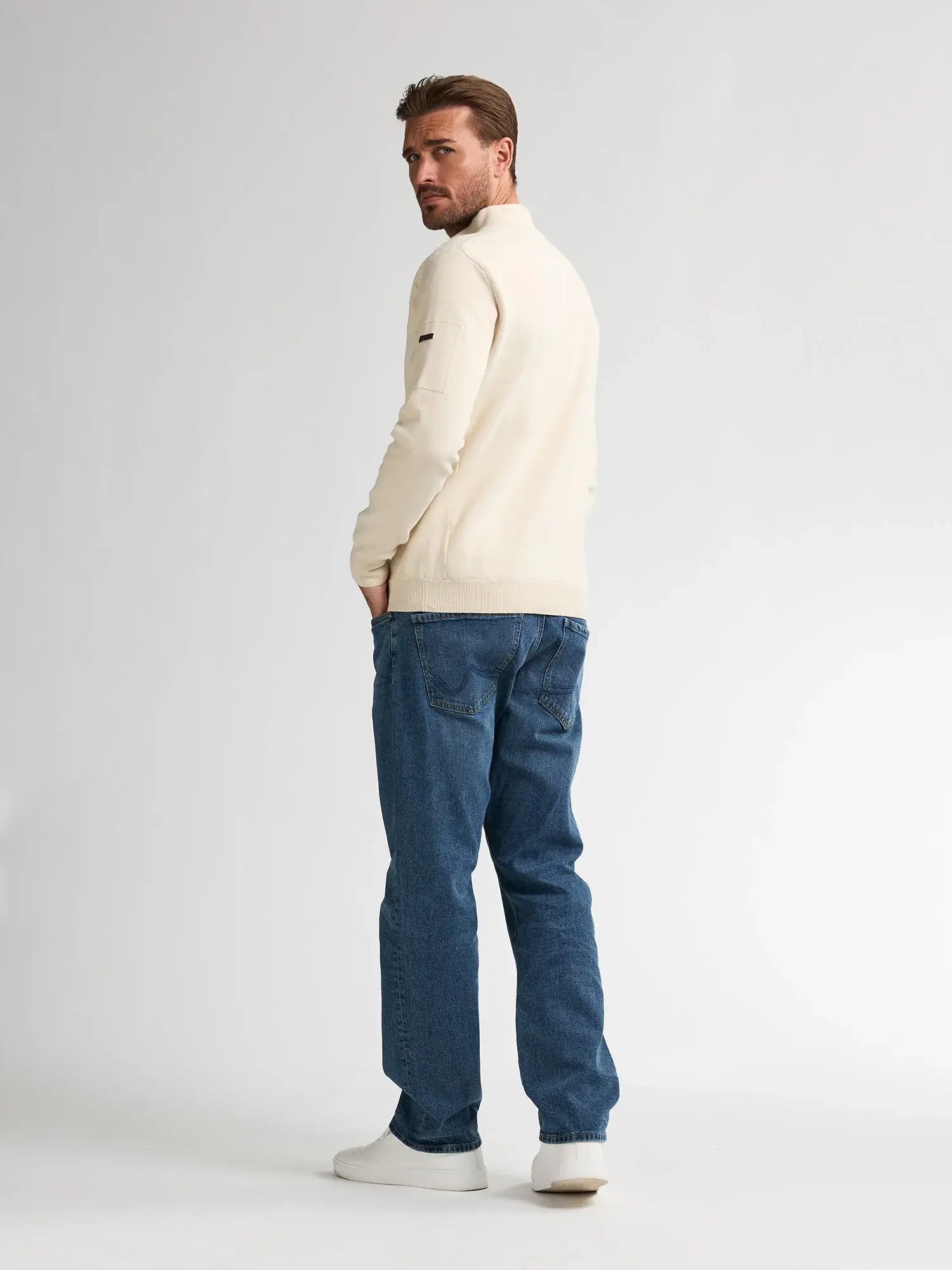 Petrol Trui knit M-3050-KWC259