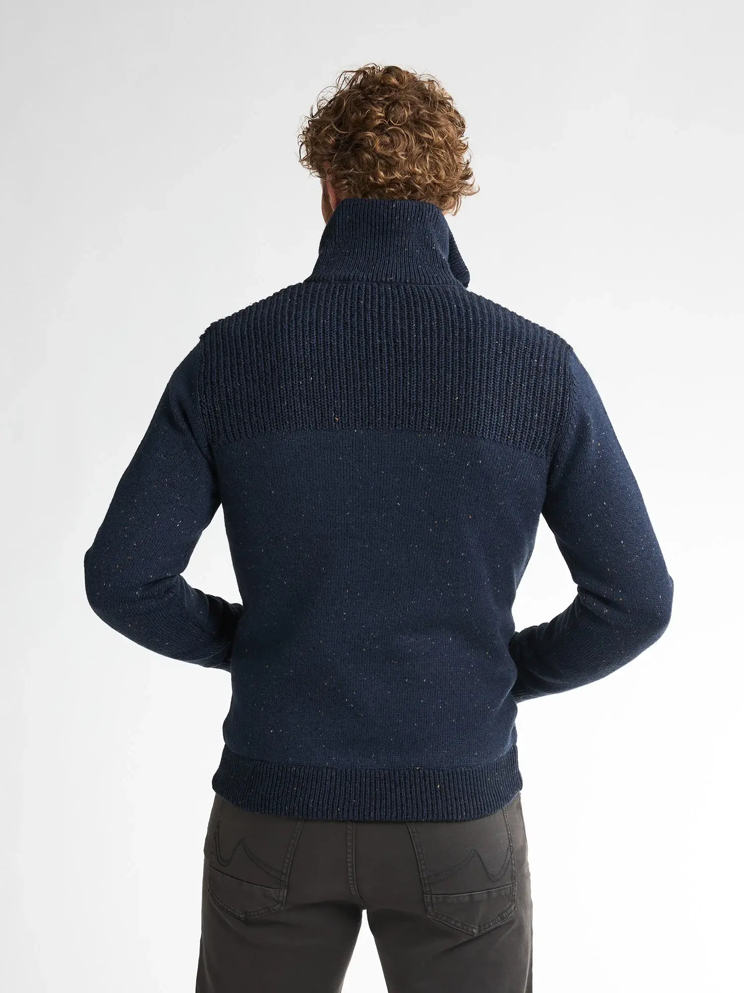 Petrol Cardigan Collar M-3050-KWC294