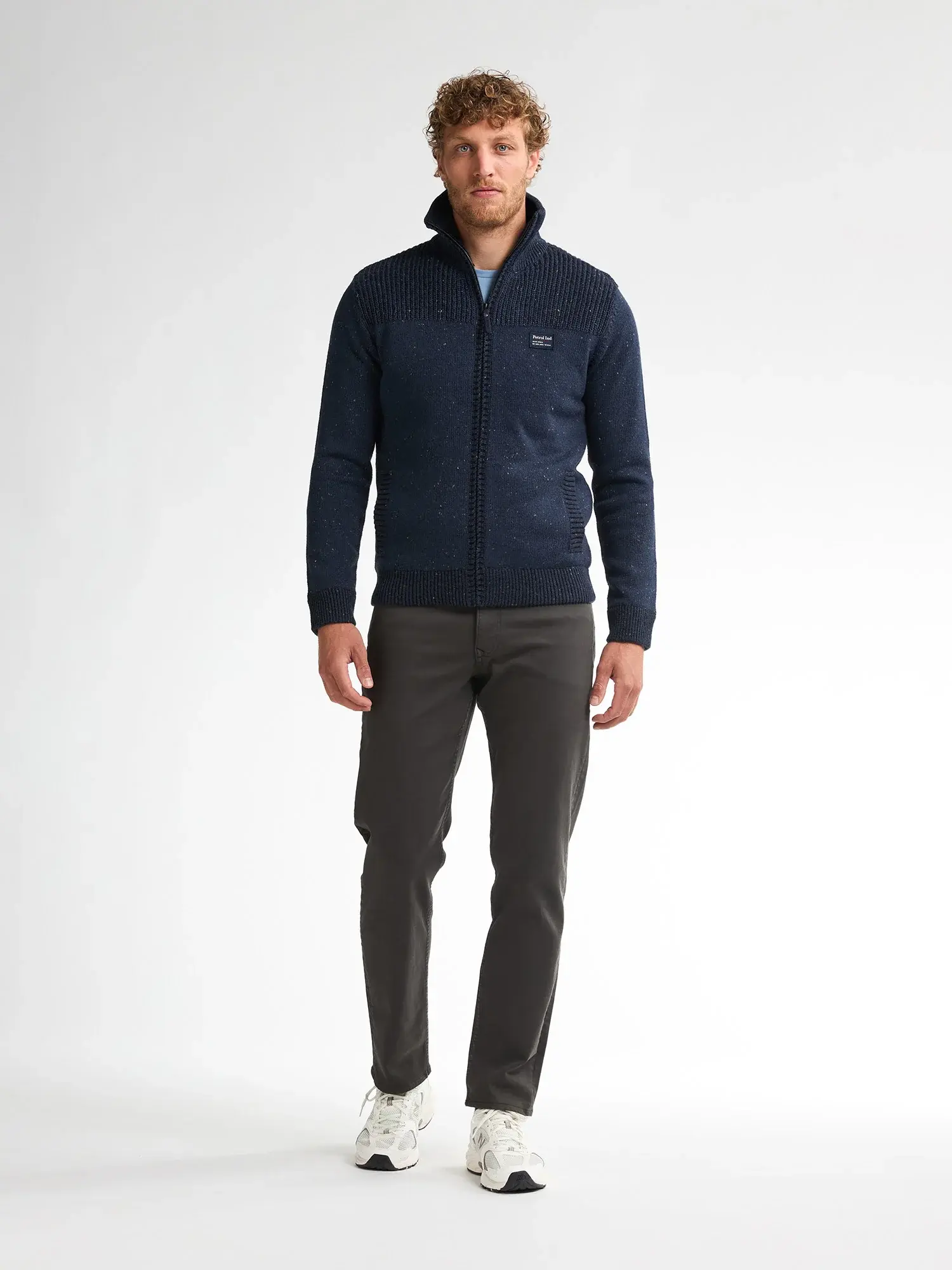 Petrol Cardigan Collar M-3050-KWC294