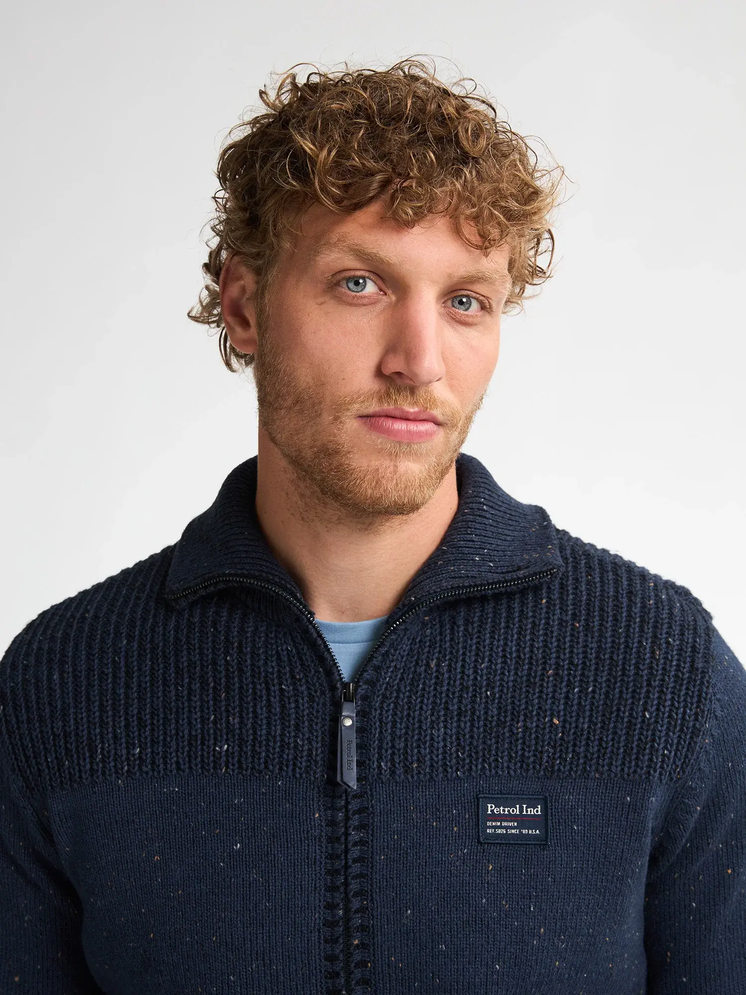 Petrol Cardigan Collar M-3050-KWC294