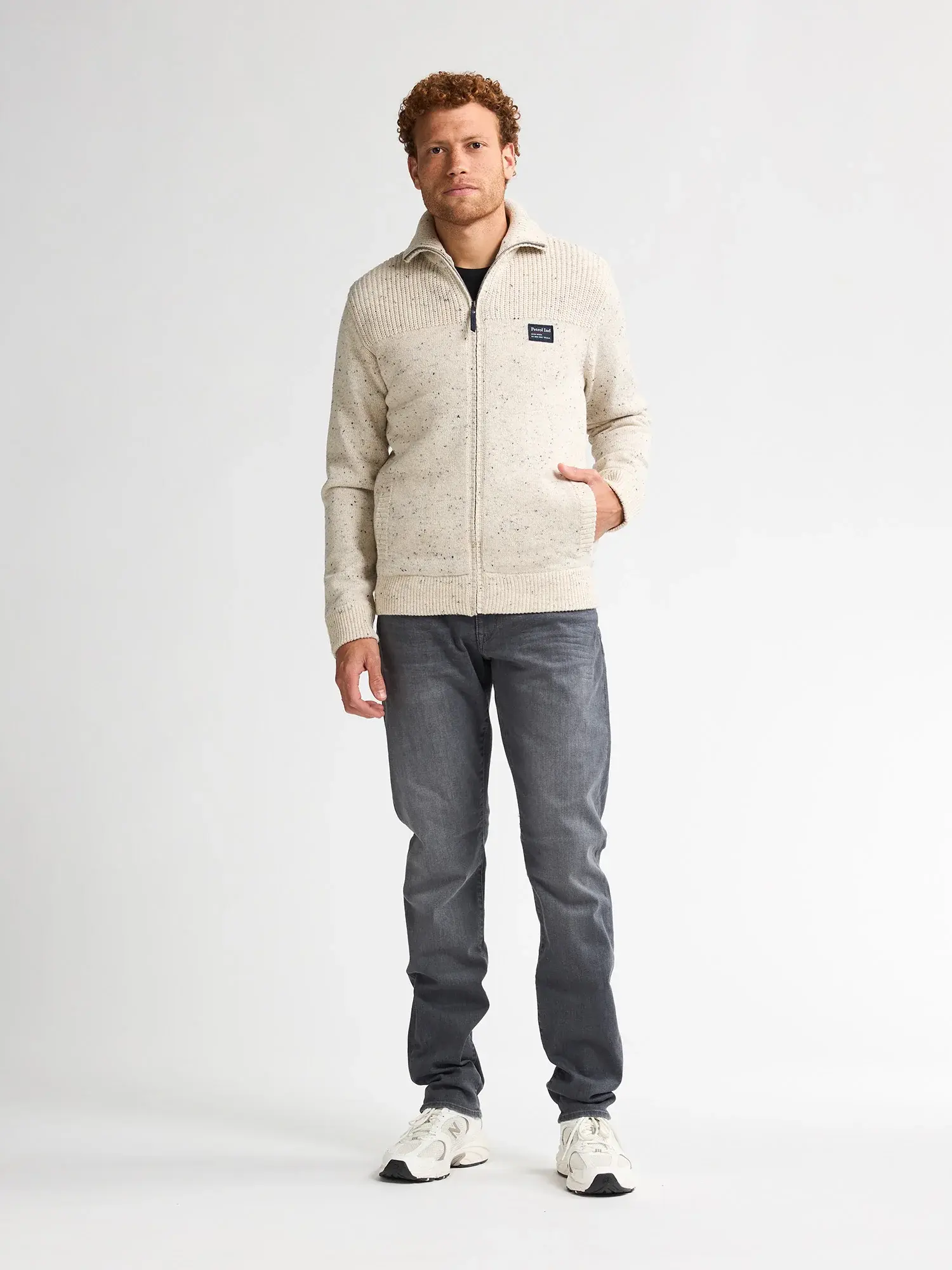 Petrol Cardigan Collar M-3050-KWC294