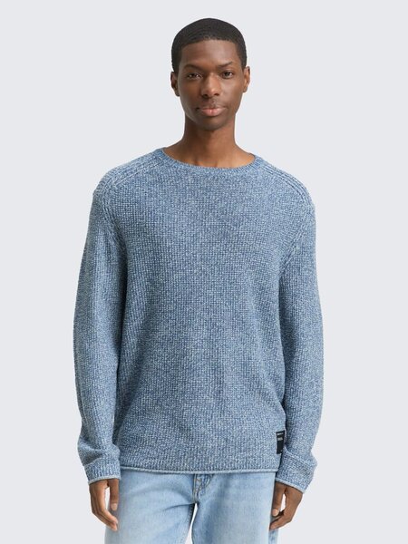 Tom Tailor Trui two tone Crewneck 49234