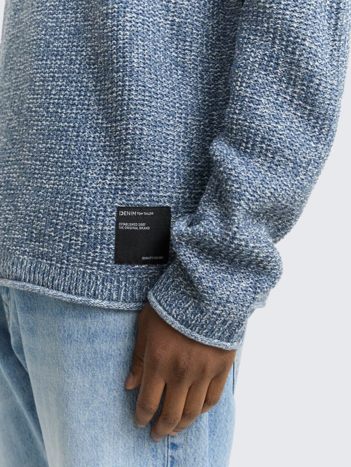 Tom Tailor Trui two tone Crewneck 49234