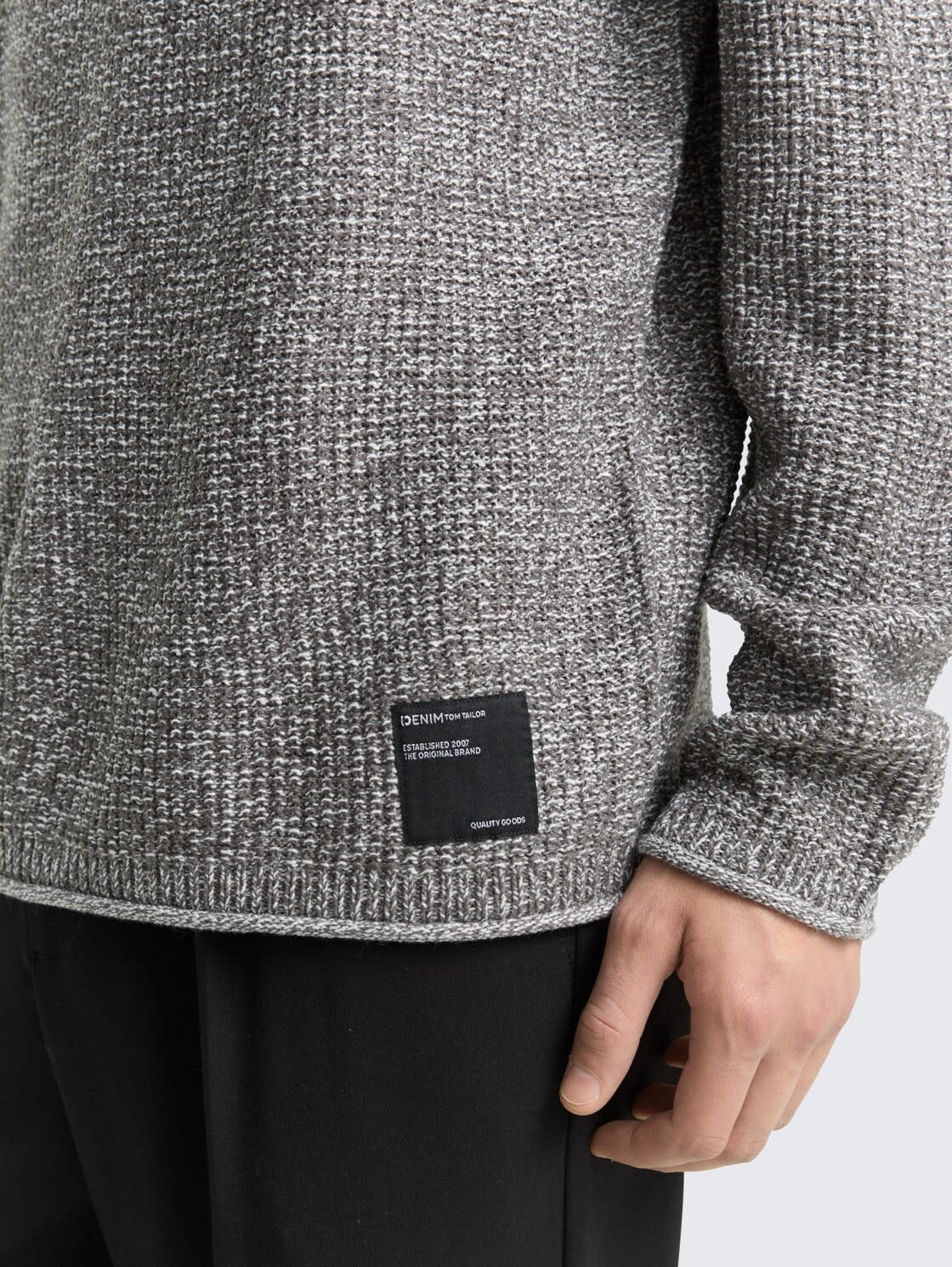 Tom Tailor Trui two tone Crewneck 49234