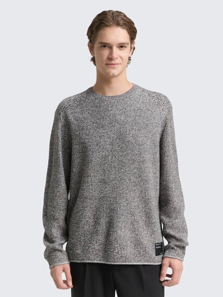 Tom Tailor Trui two tone Crewneck 49234