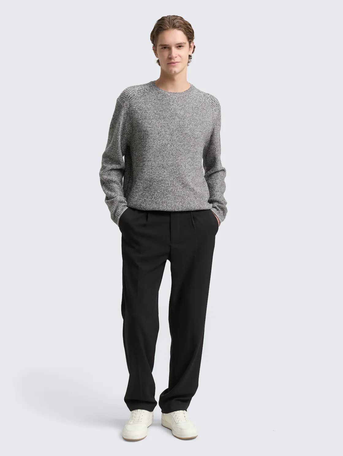 Tom Tailor Trui two tone Crewneck 49234
