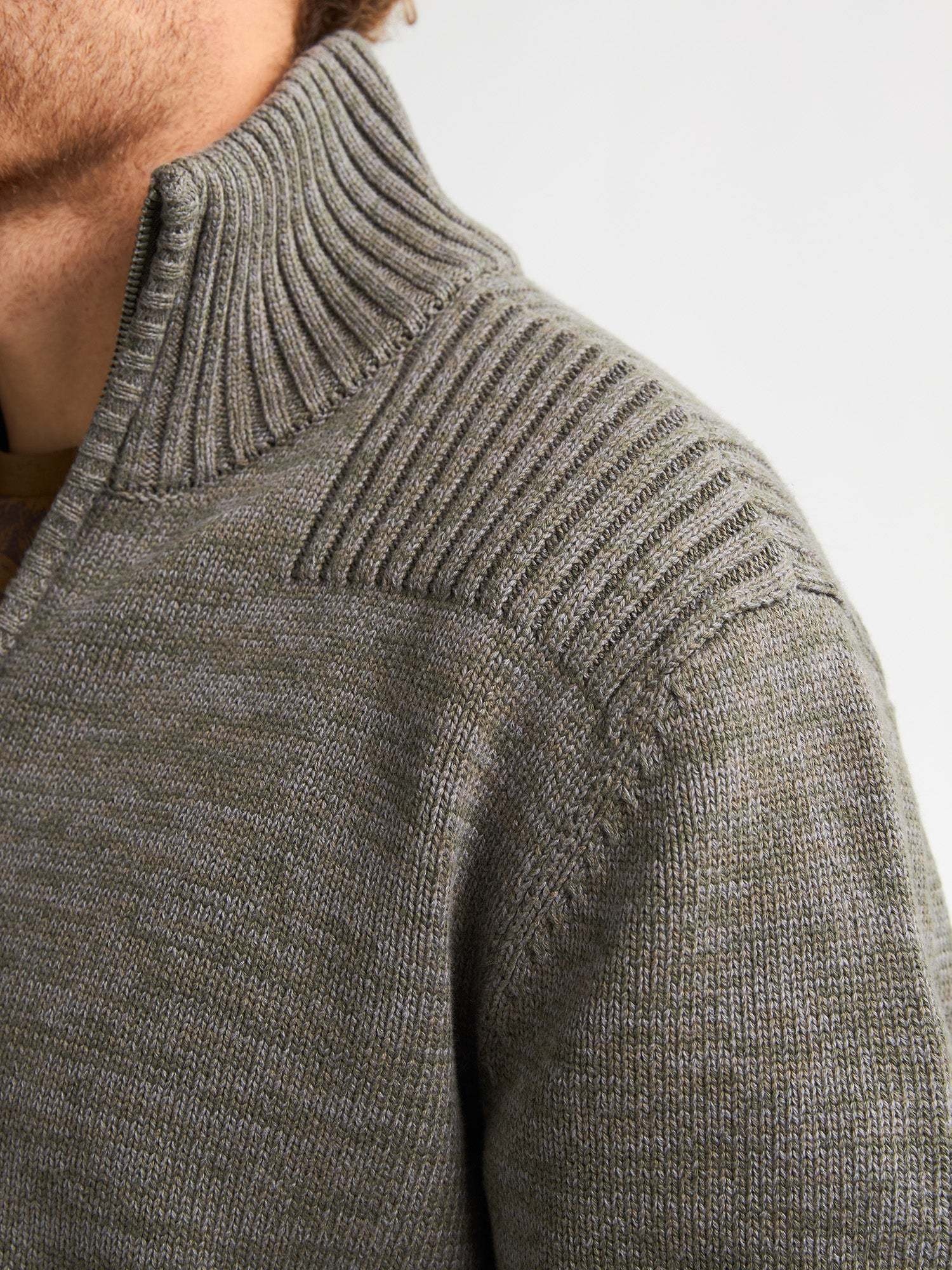 Petrol Cardigan with collar M-3050-KWC227