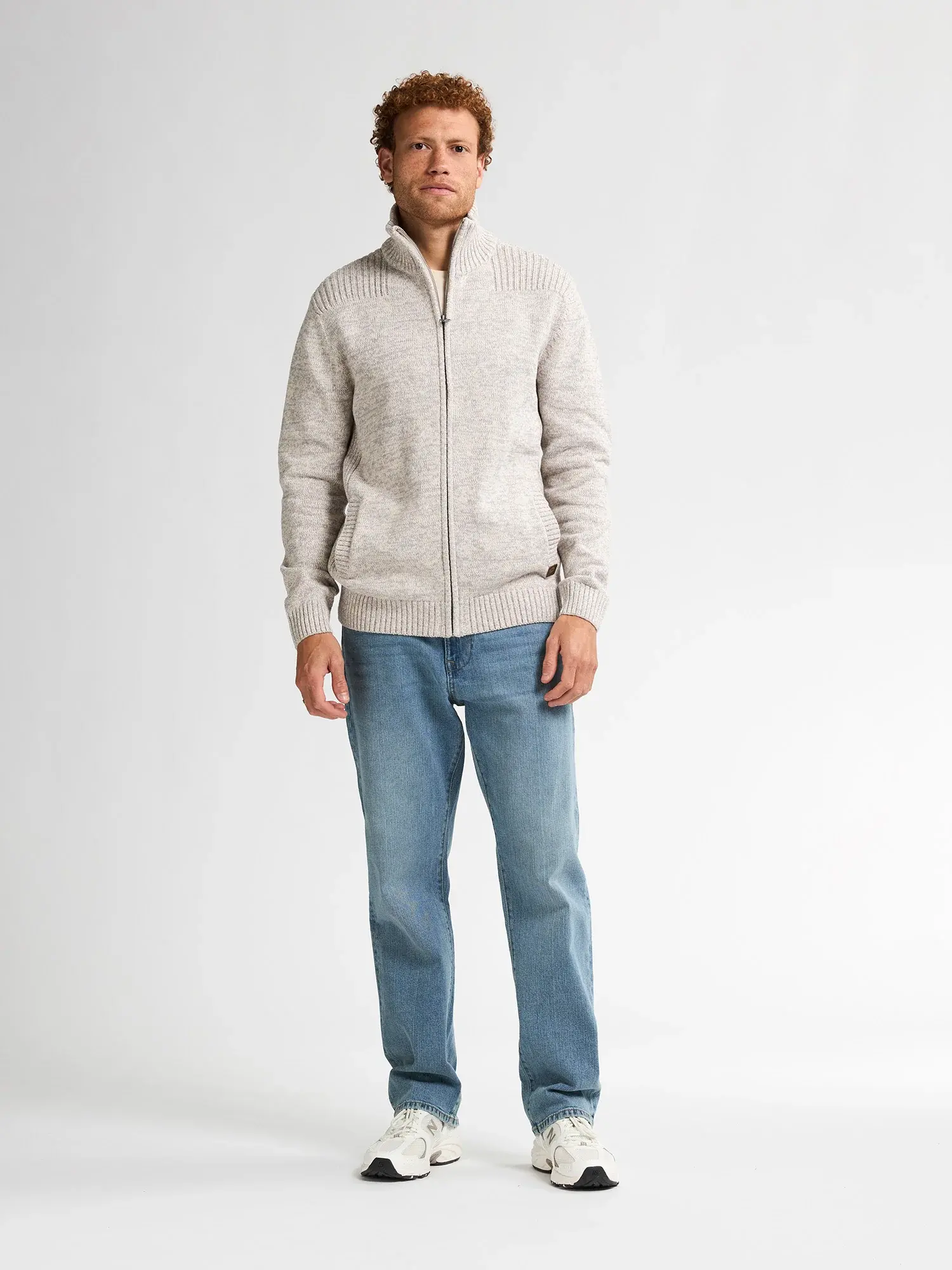 Petrol Cardigan with collar M-3050-KWC227