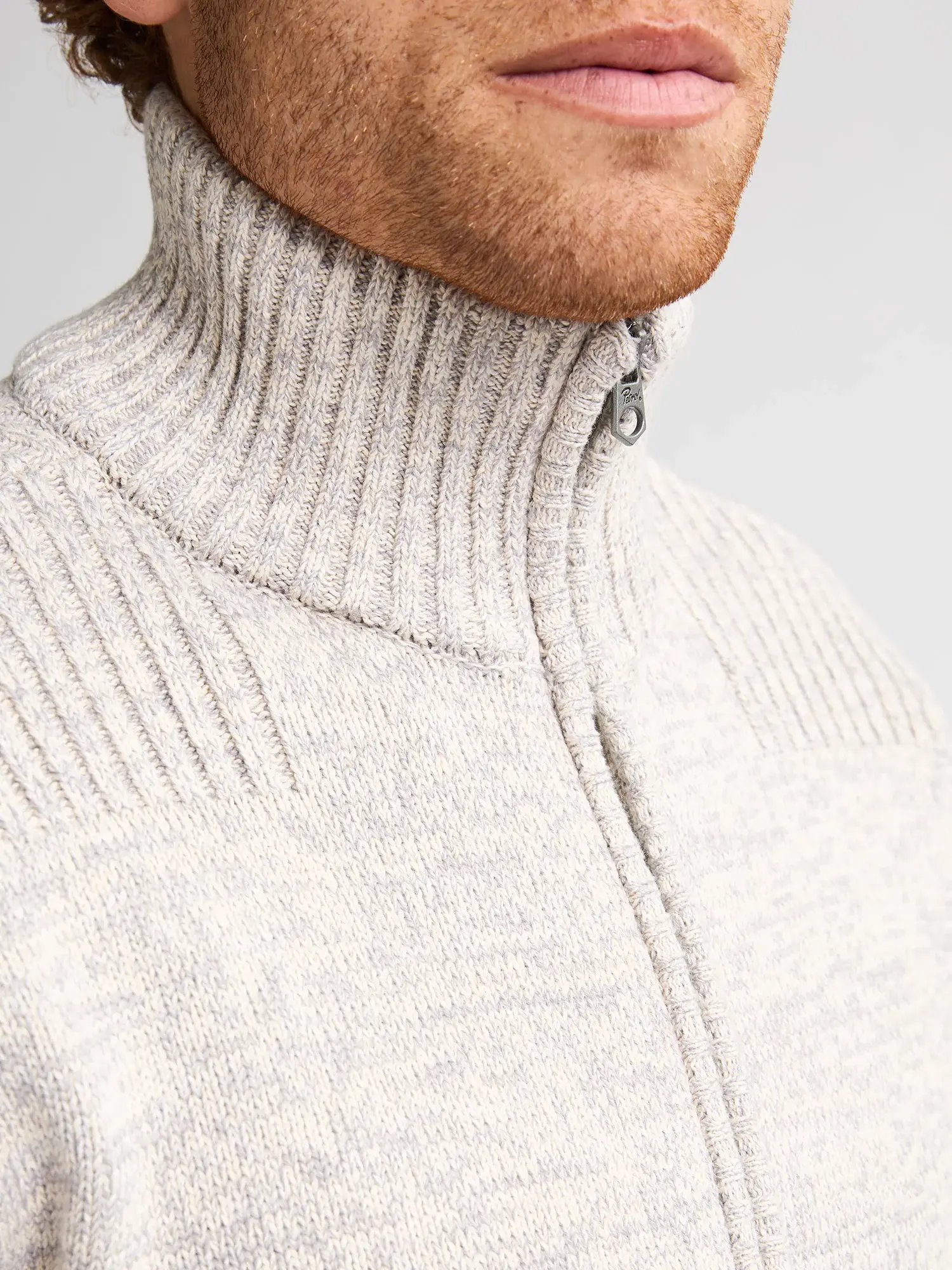 Petrol Cardigan with collar M-3050-KWC227