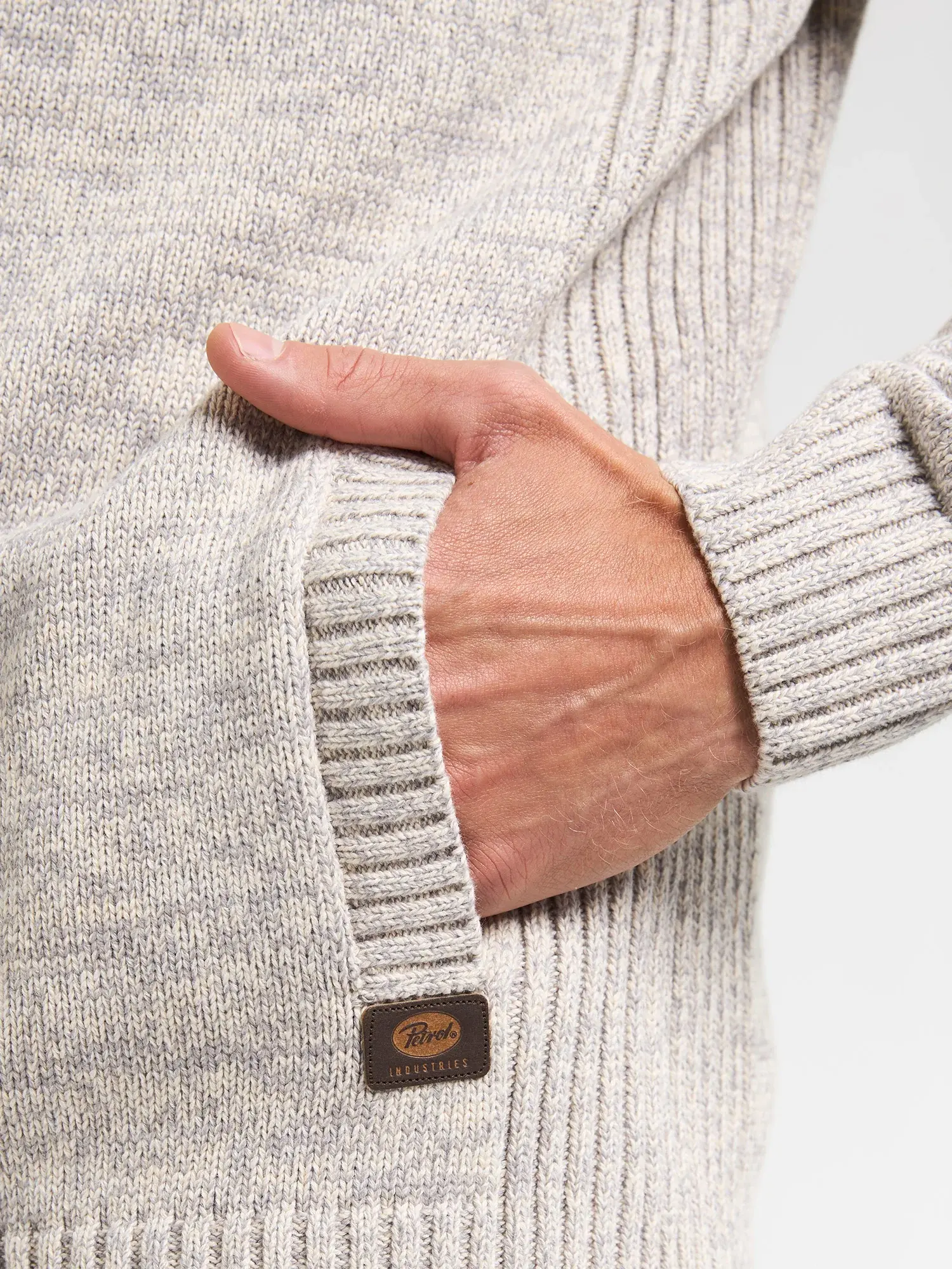 Petrol Cardigan with collar M-3050-KWC227