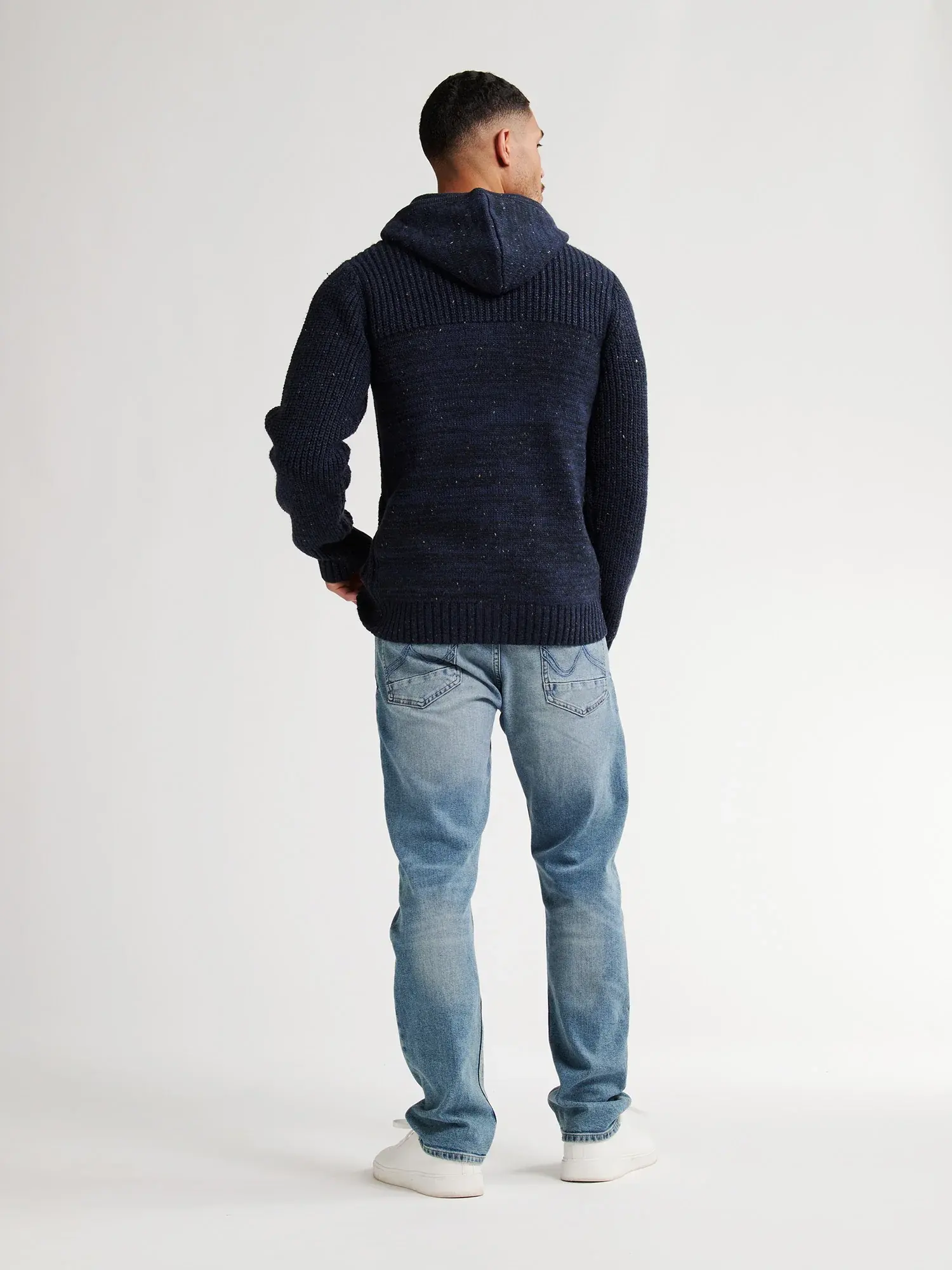 Petrol Hooded Cardigan M-3050-KWH221