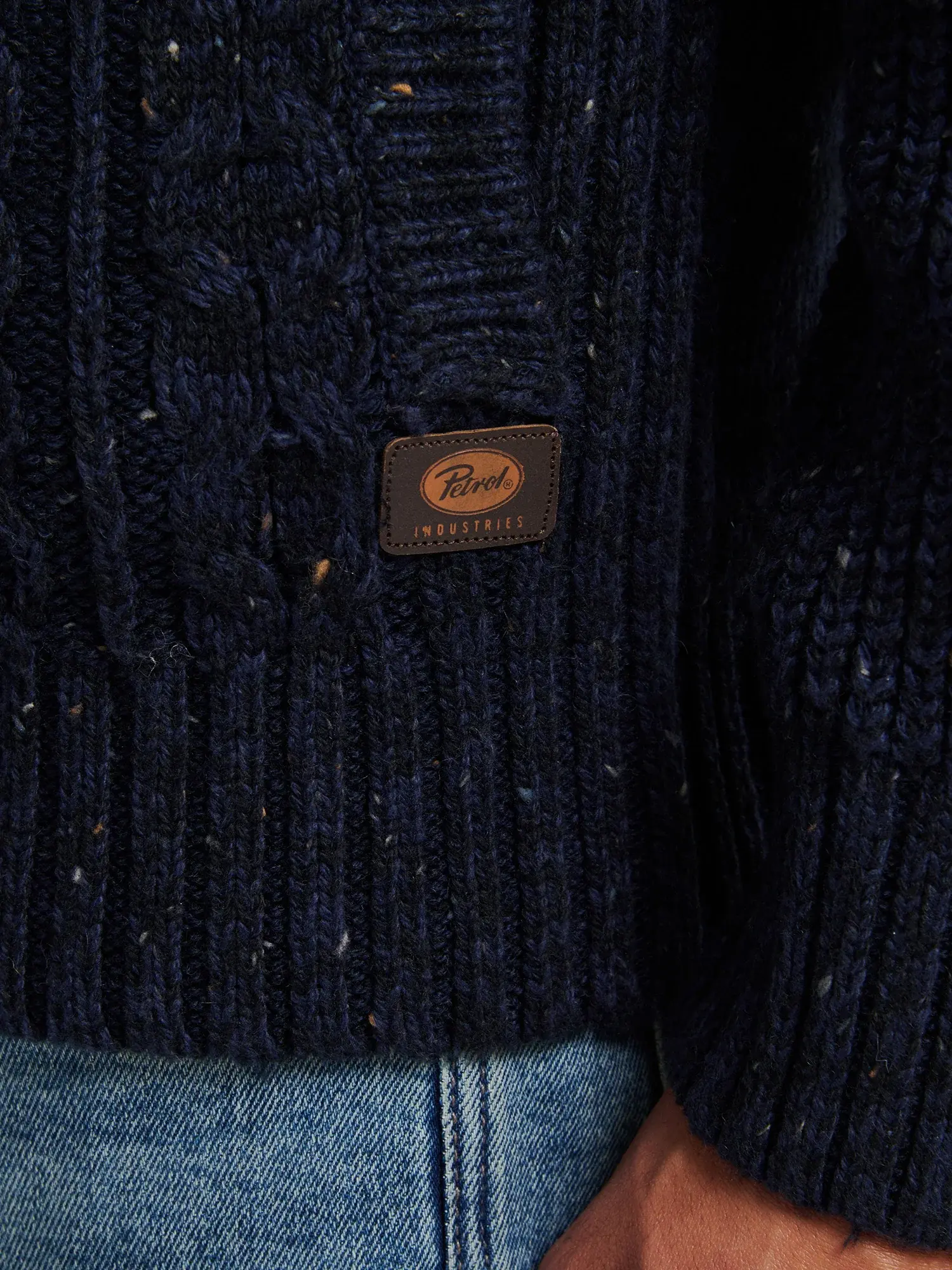 Petrol Hooded Cardigan M-3050-KWH221