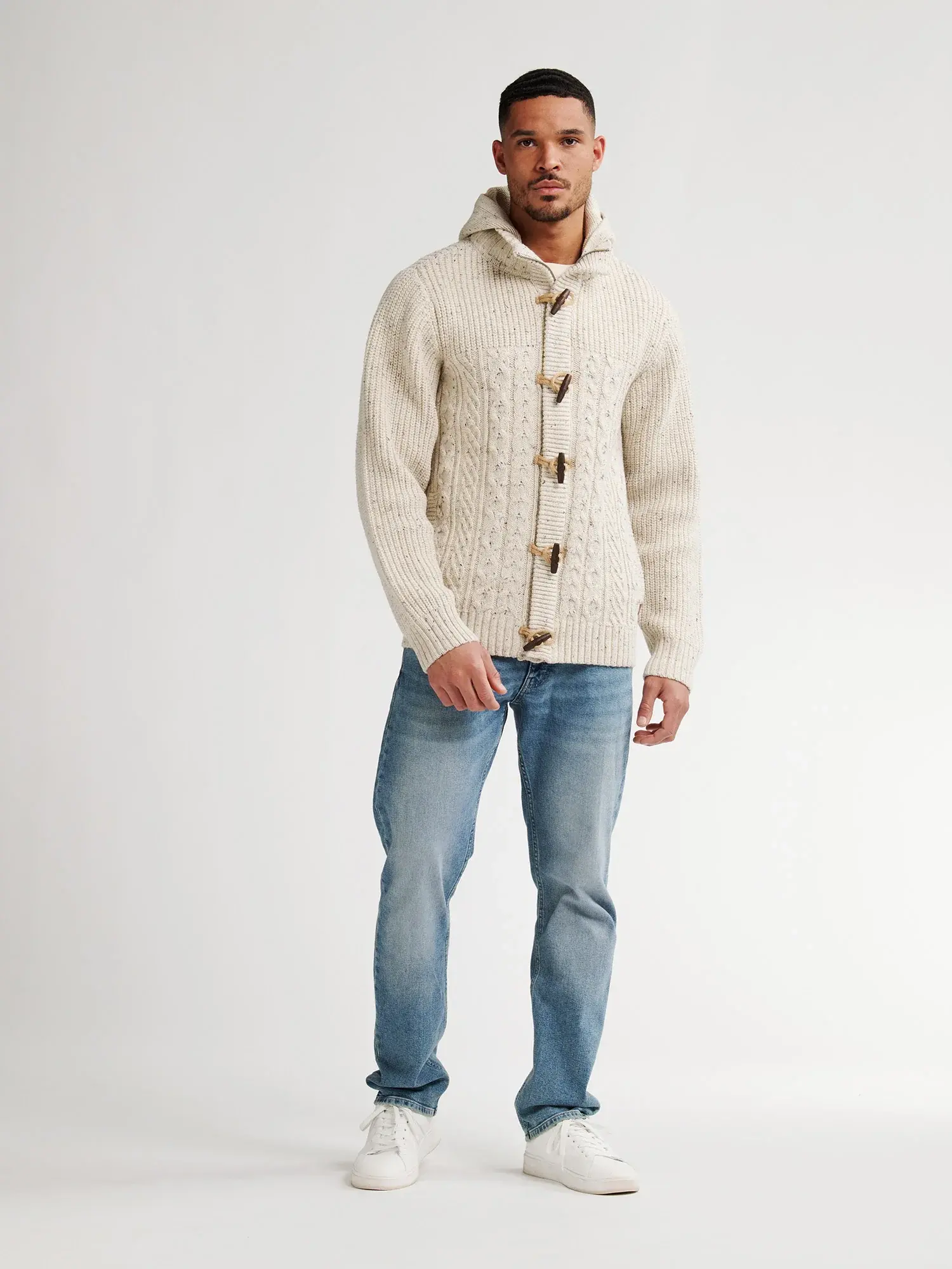 Petrol Hooded Cardigan M-3050-KWH221