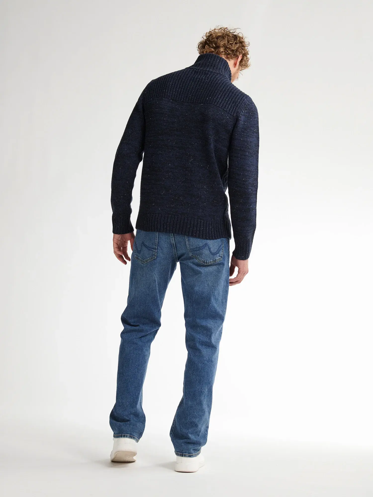 Petrol Trui knit M-3050-KWC222