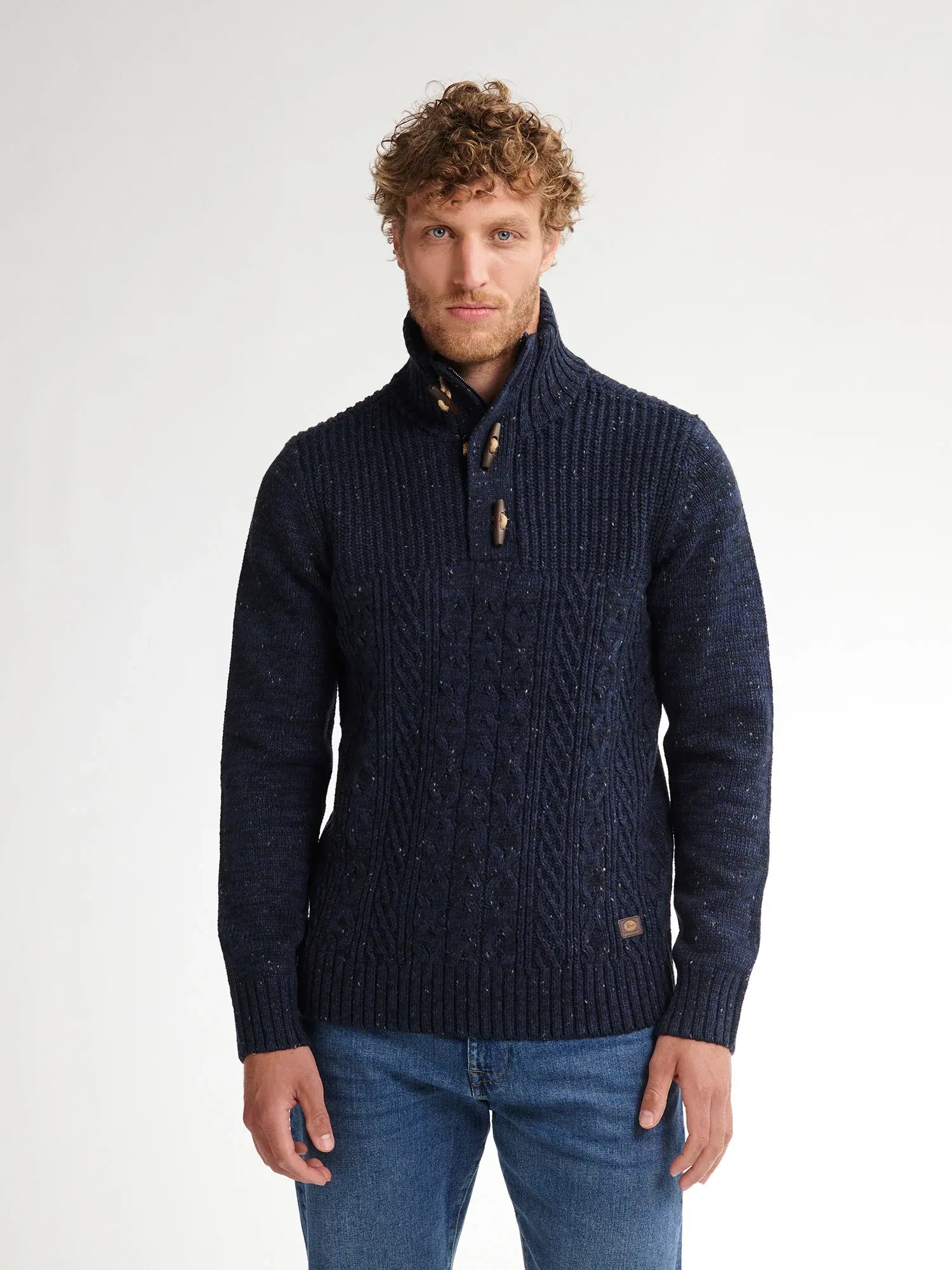 Petrol Trui knit M-3050-KWC222