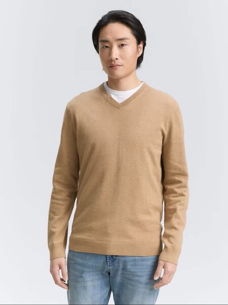Basic v-neck knit 39817