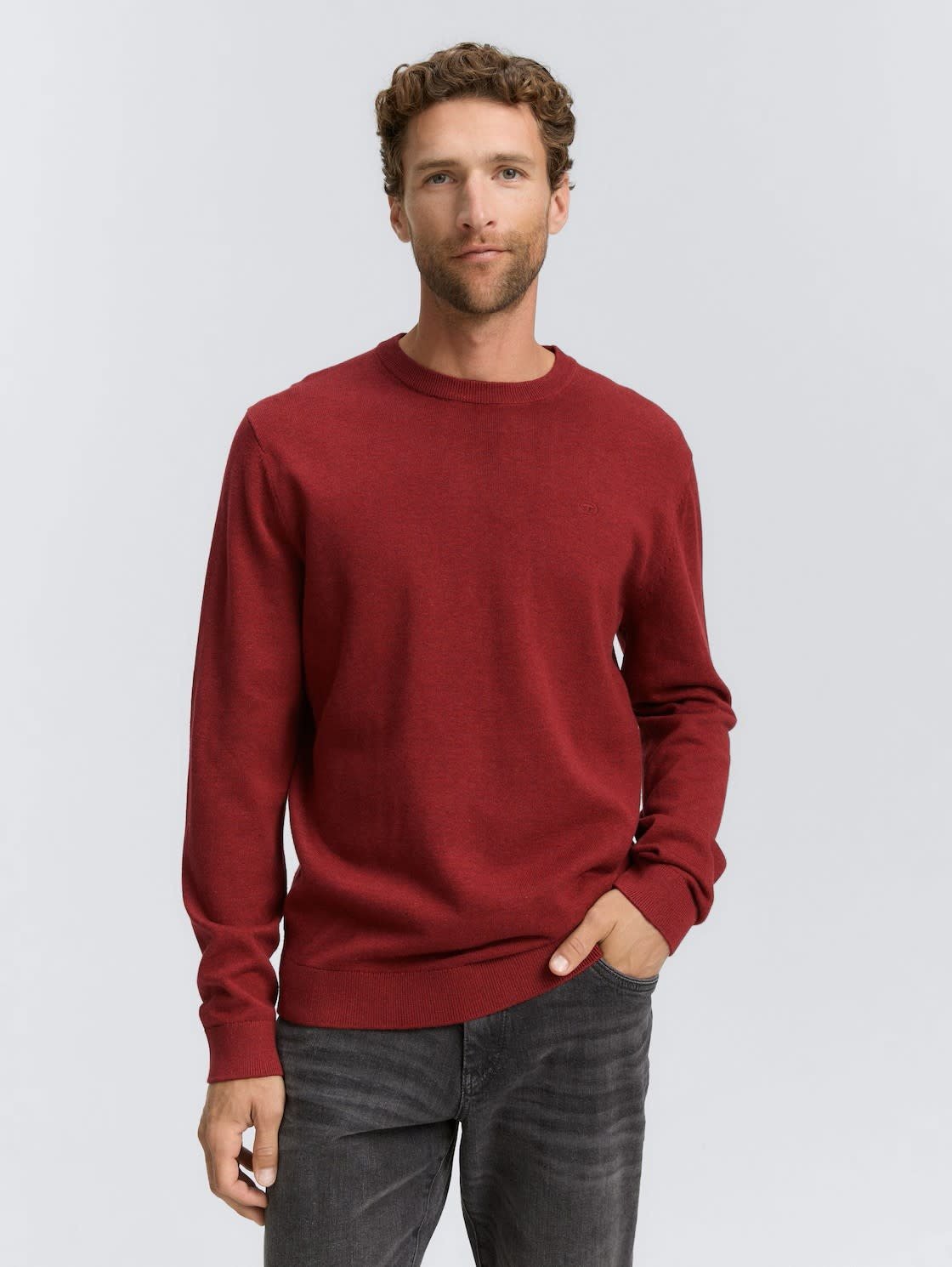 Tom Tailor Basic crewneck knit 39816