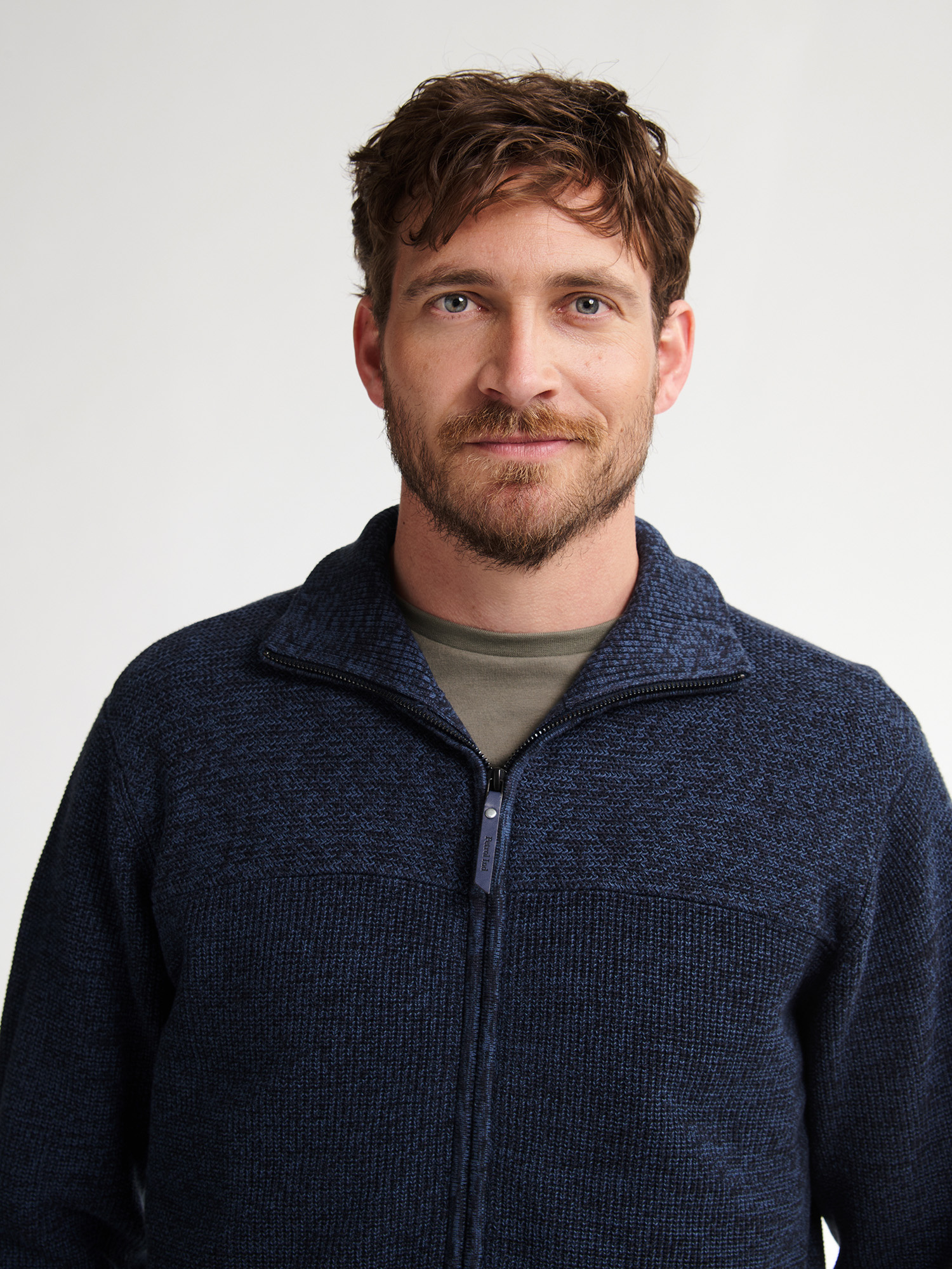 Petrol Knitwear Collar Cardigan M-3040-KWC285