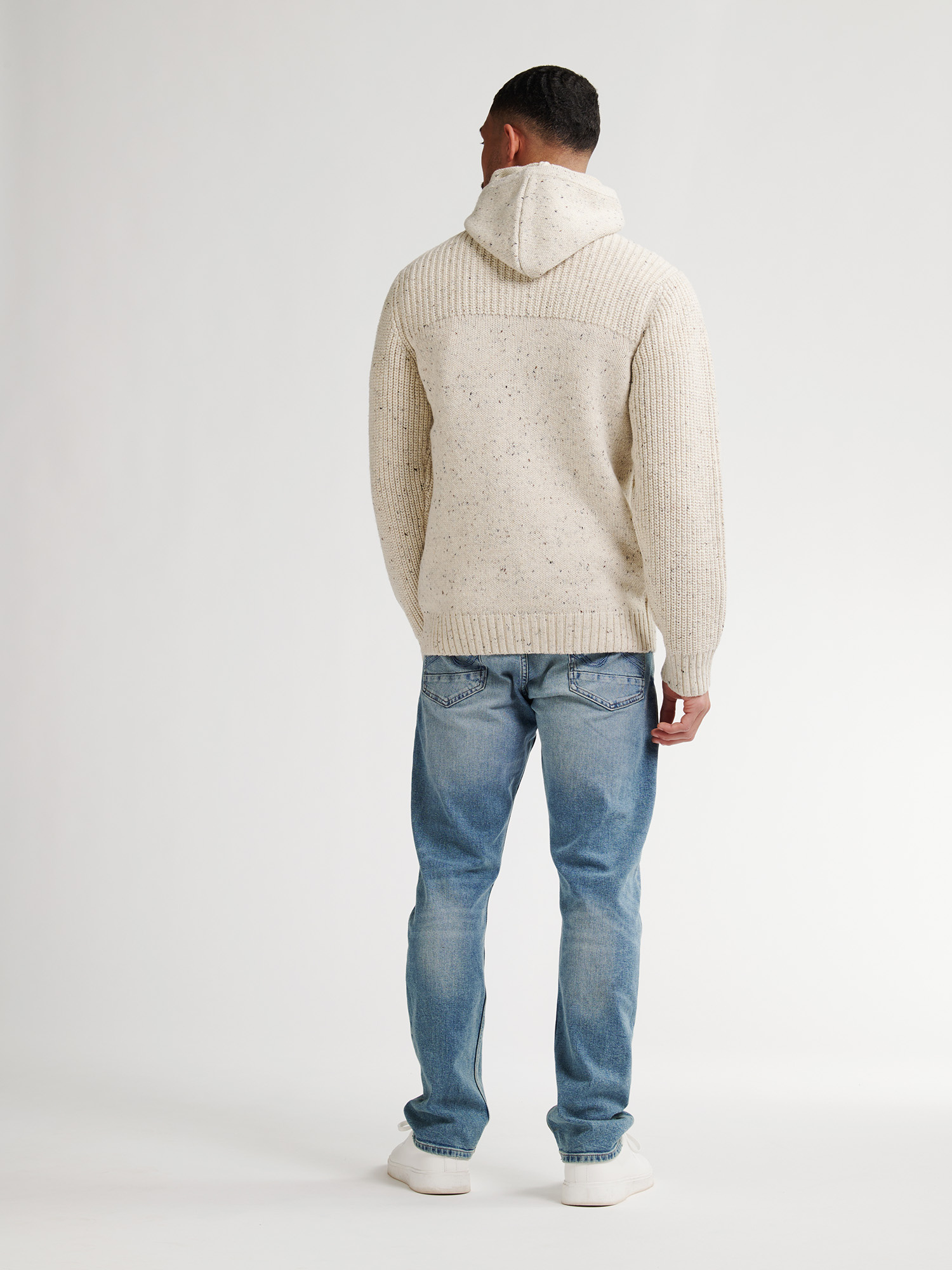 Petrol Knitwear Hooded cardigan M-3040-KWH210