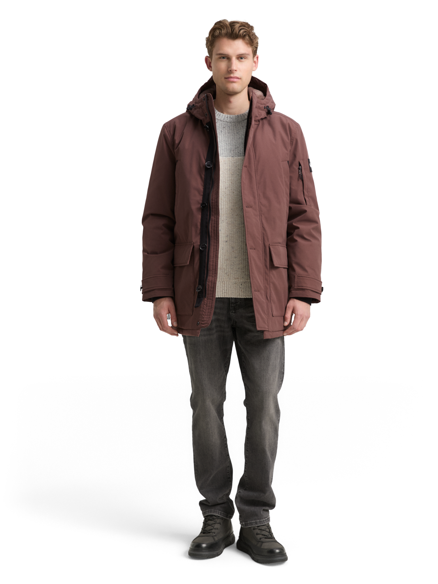 Tom Tailor Parka gemaakt van waterdicht materiaal 46984