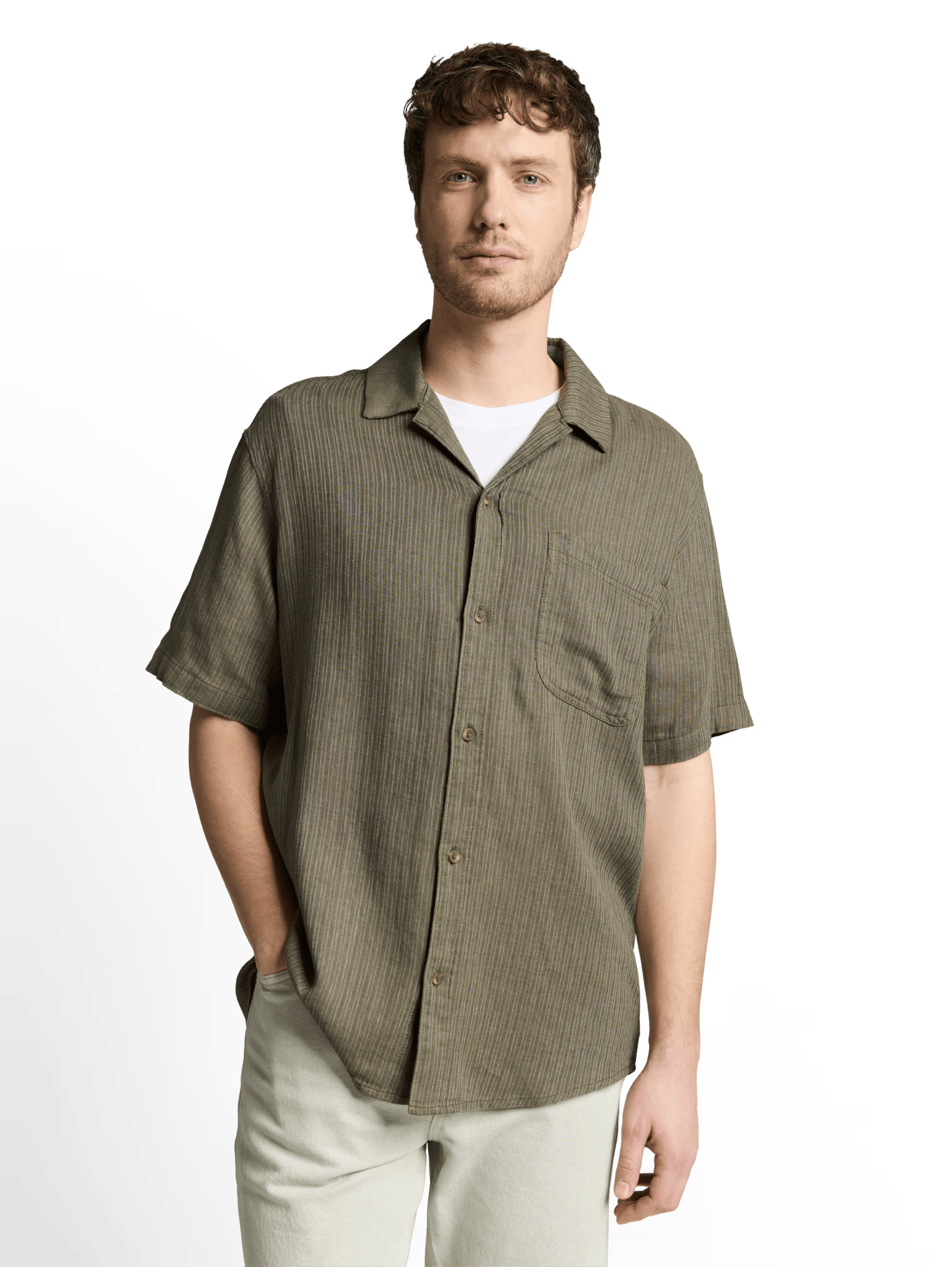 Tom Tailor Shirt linen 49625
