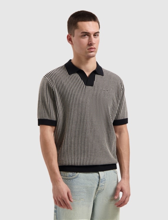 Pure Path Stitch Knitted Polo 26010807
