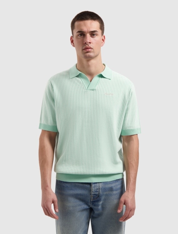 Pure Path Stitch Knitted Polo 26010807
