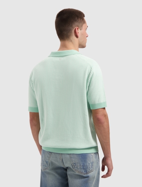 Pure Path Stitch Knitted Polo 26010807