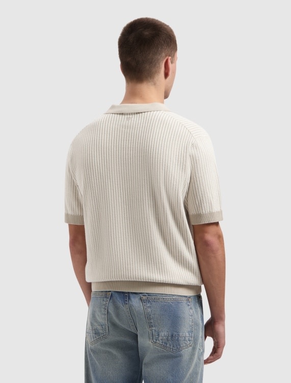 Pure Path Stitch Knitted Polo 26010807
