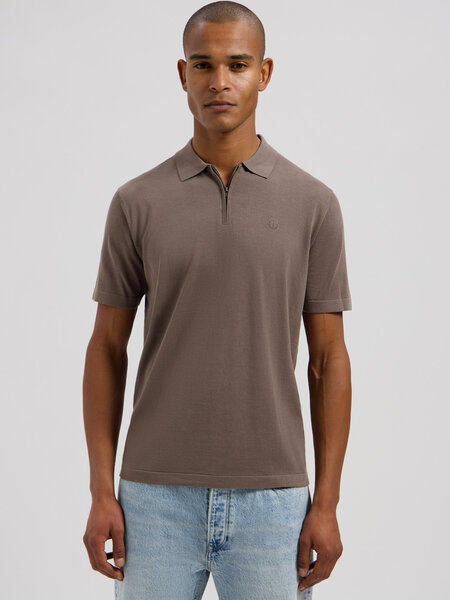 DSTREZZED Dorian zip Polo 420062