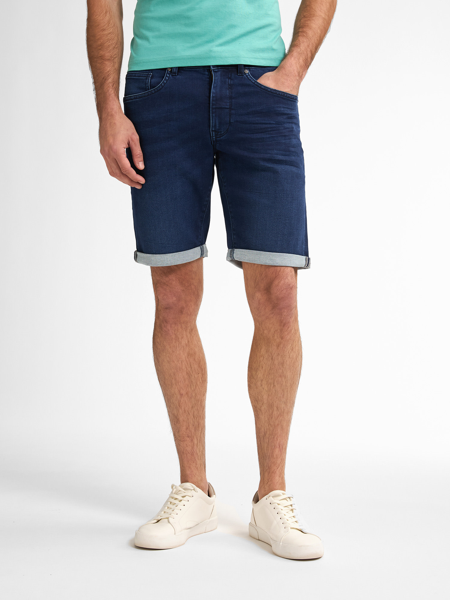 Petrol Denim Shorts