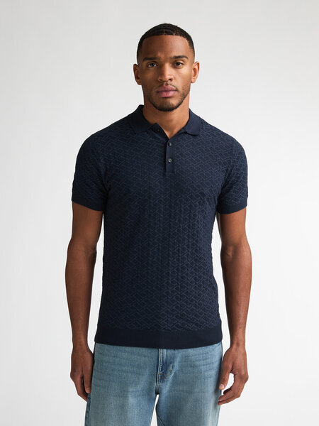 Petrol Polo knit M-1060-KWC217