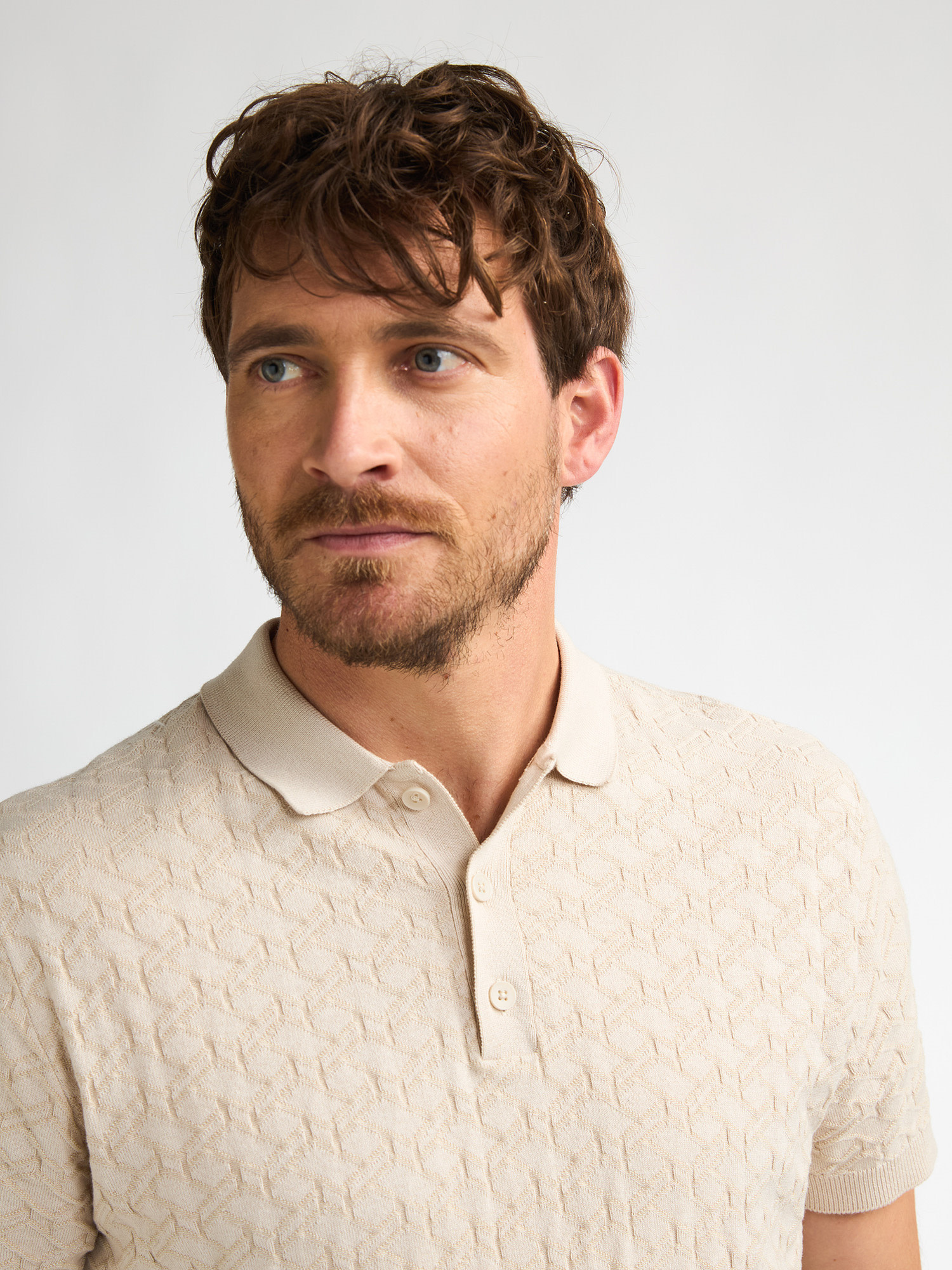 Petrol Polo knit M-1060-KWC217