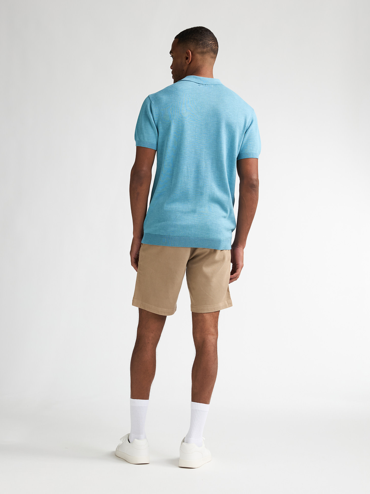 Petrol Polo knit M-1060-KWC218