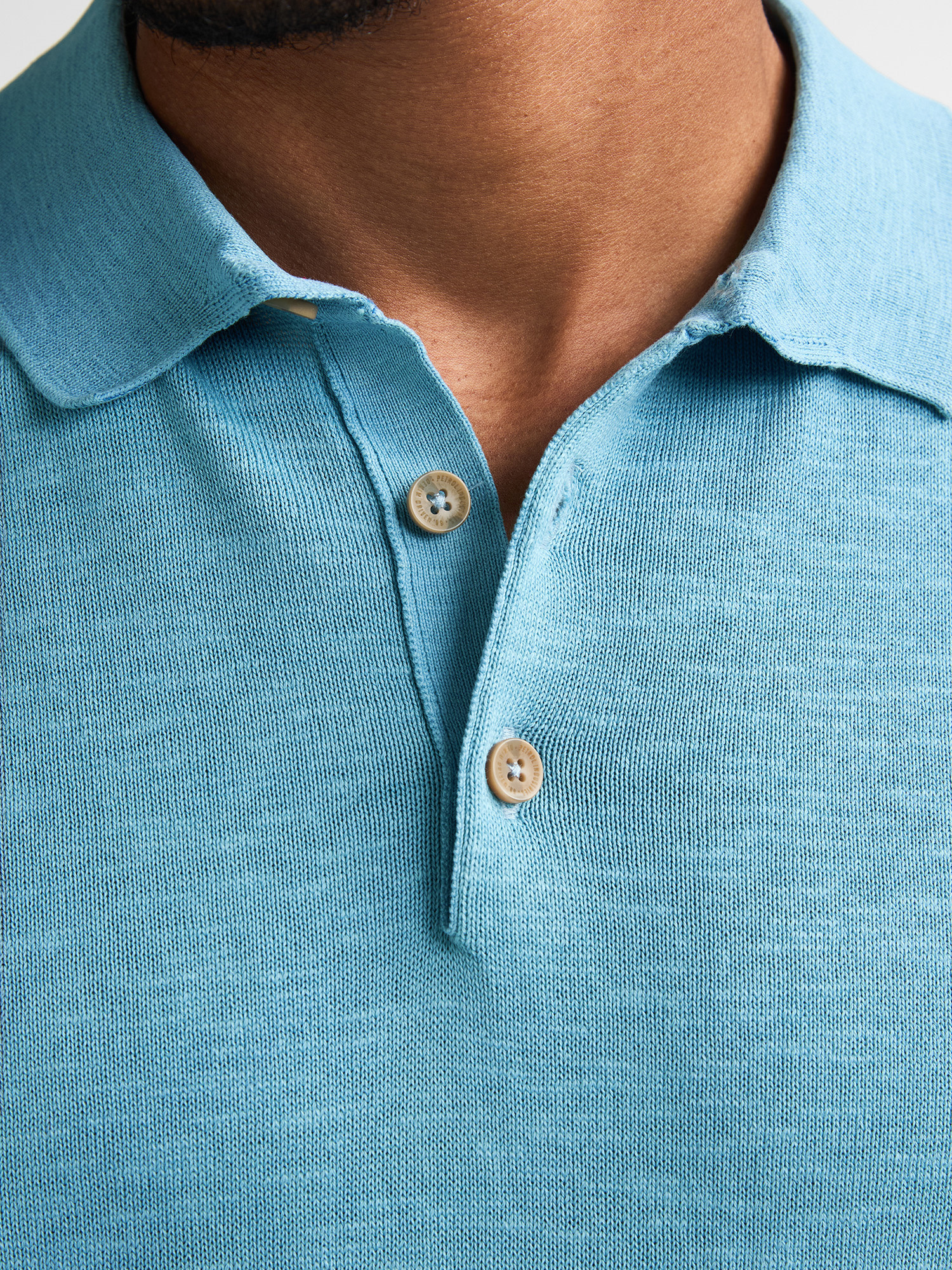 Petrol Polo knit M-1060-KWC218