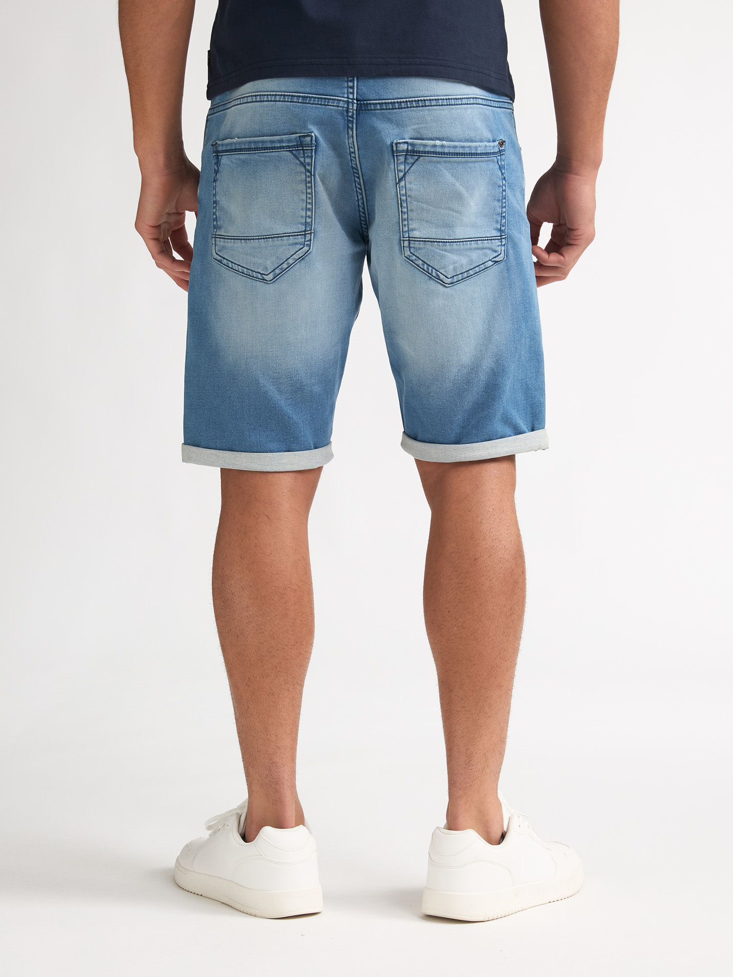 Petrol Denim Shorts M-ROS-SHO012