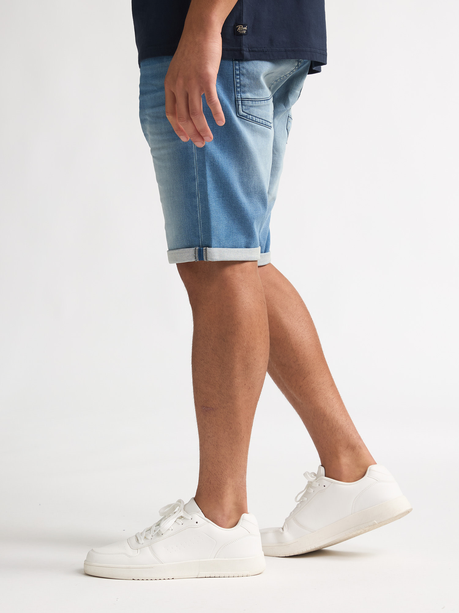 Petrol Denim Shorts M-ROS-SHO012