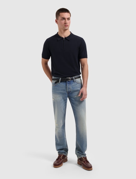 Pure Path Polo Knitted zip 26010810