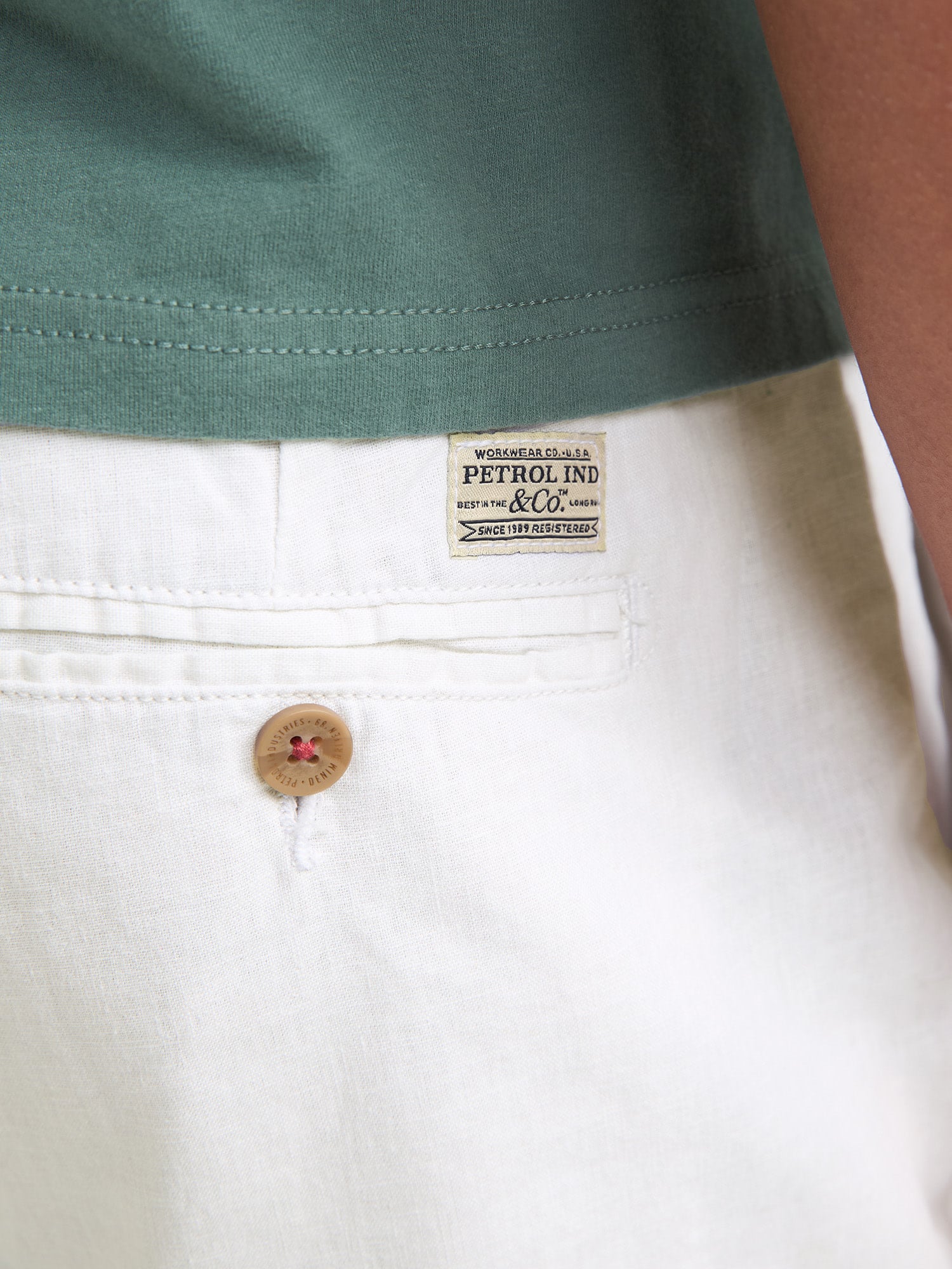 Petrol Chino Pants M-1060-TRO506
