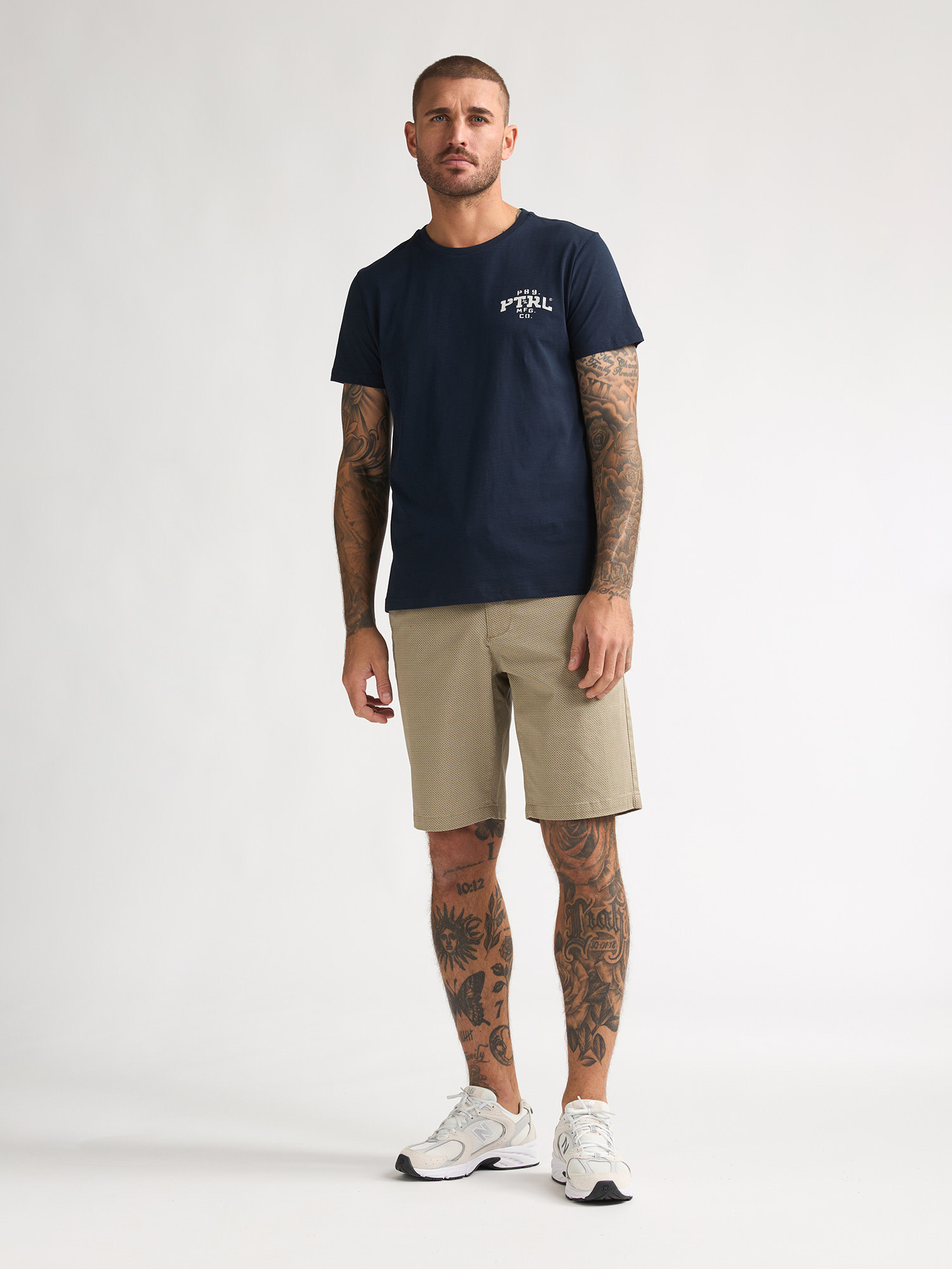 Petrol Chino Shorts M-1060-SHO514