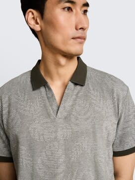 Tom Tailor Jaquard Leaf  Polo 51187