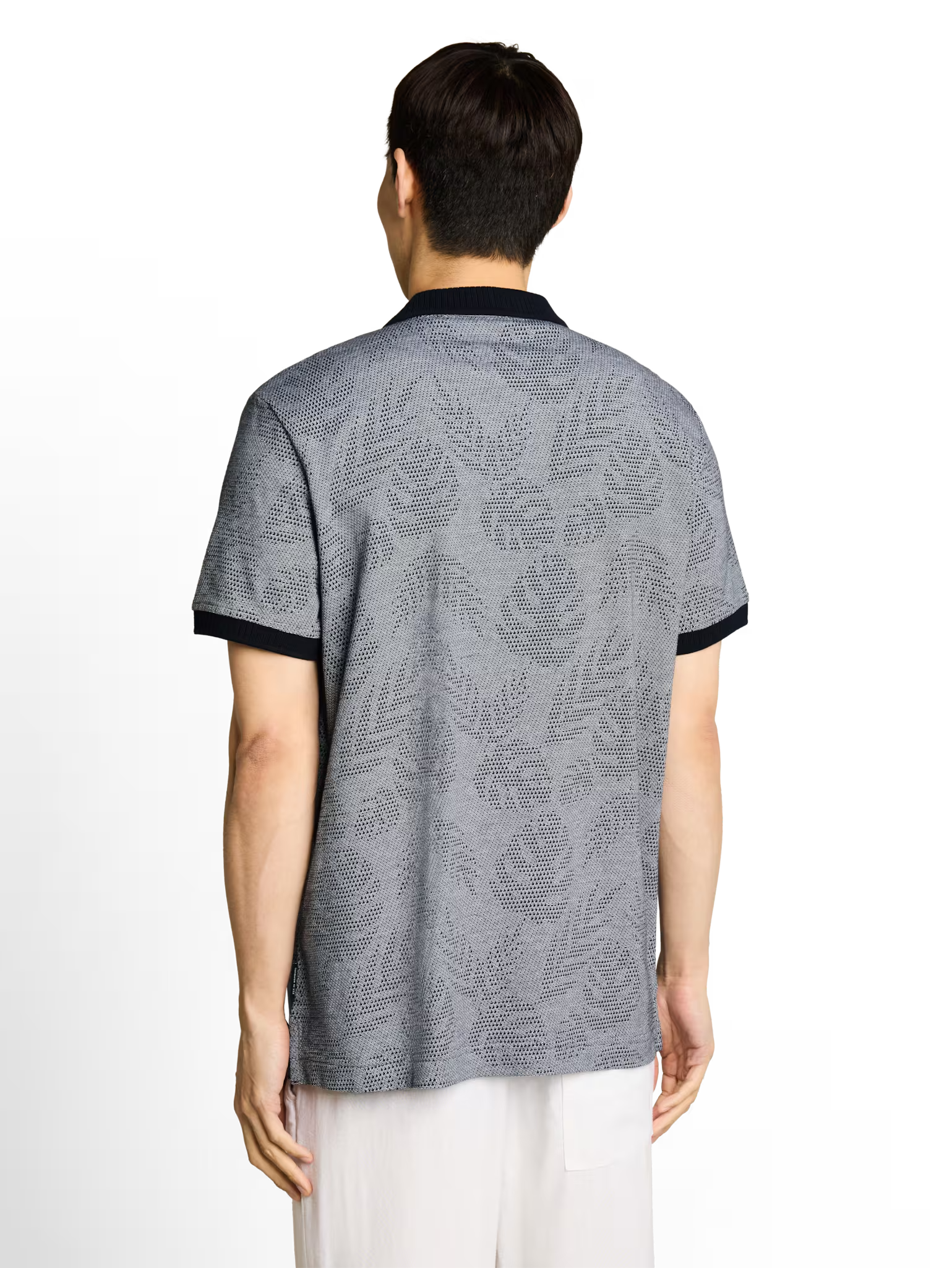 Tom Tailor Jaquard Leaf  Polo 51187