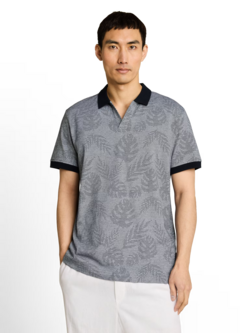 Tom Tailor Jaquard Leaf  Polo 51187