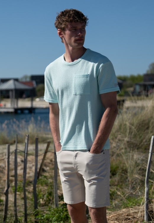 GABBIANO Jacquard Jersey T-Shirt pocket 1566118