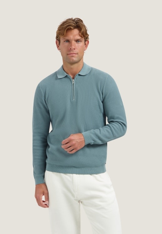 DSTREZZED DS_Kostas zip Polo 406054