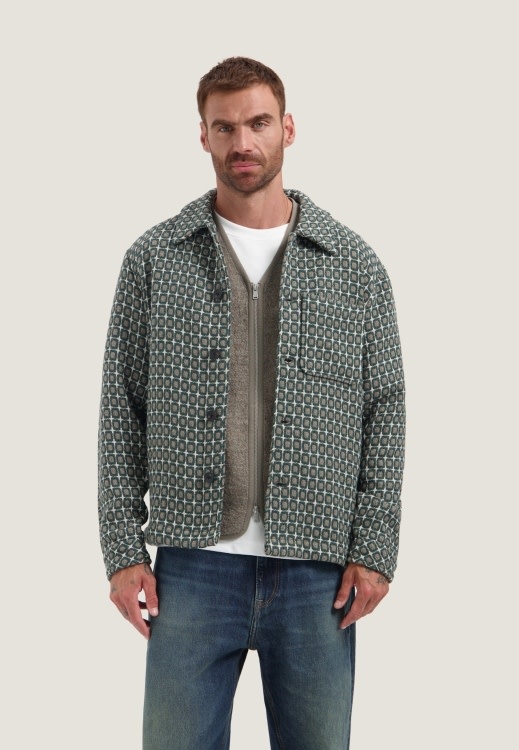 DSTREZZED DS_Lino Golfball Overshirt 155514