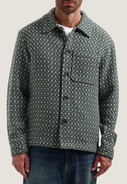 DSTREZZED DS_Lino Golfball Overshirt 155514