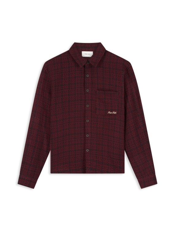 Pure Path Structured Checked Overshirt
